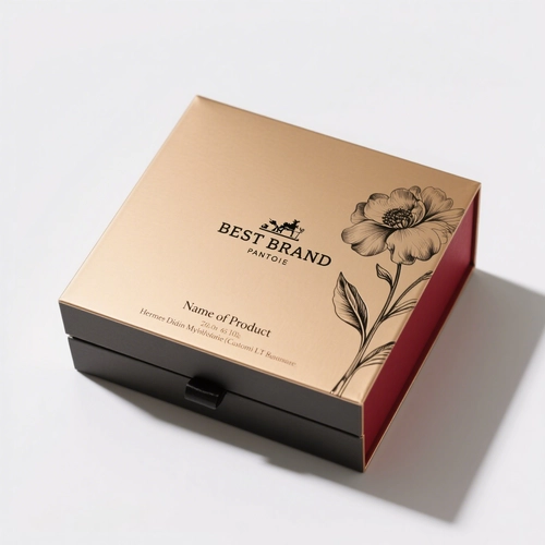 Custom Packaging Solutions | Brushed Gold Series