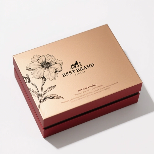 Custom Packaging Solutions | Brushed Gold Series